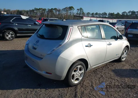 2012 Nissan Leaf Sl из США, поврежденный, VIN JN1AZ0CP7CT015457